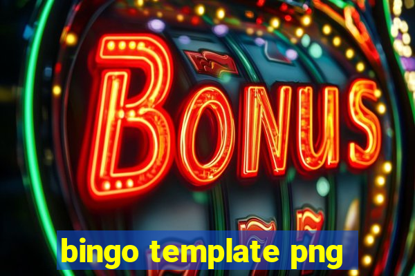 bingo template png