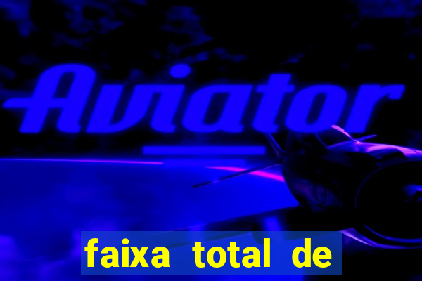 faixa total de gols 2 3 o que significa