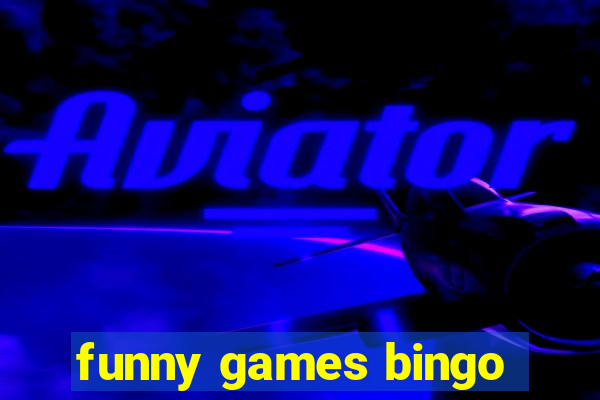 funny games bingo