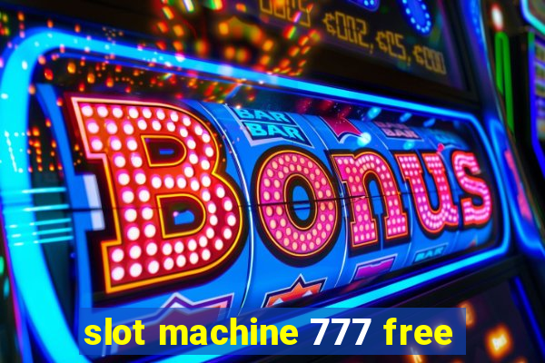 slot machine 777 free