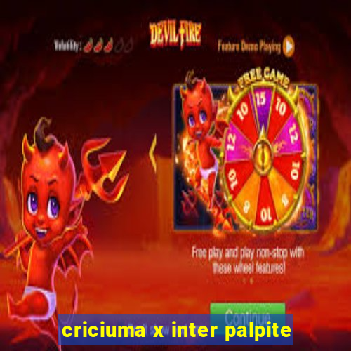 criciuma x inter palpite