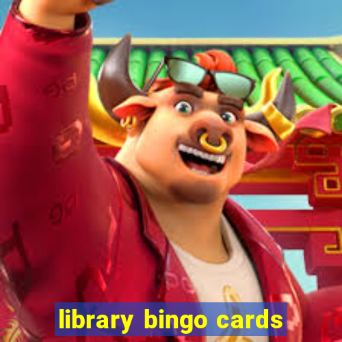 library bingo cards