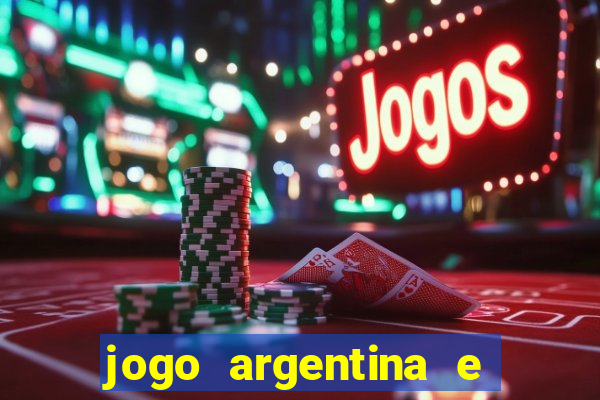 jogo argentina e colombia horário