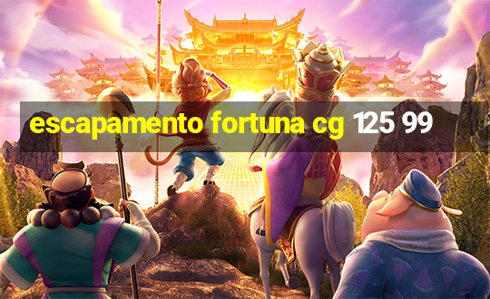 escapamento fortuna cg 125 99