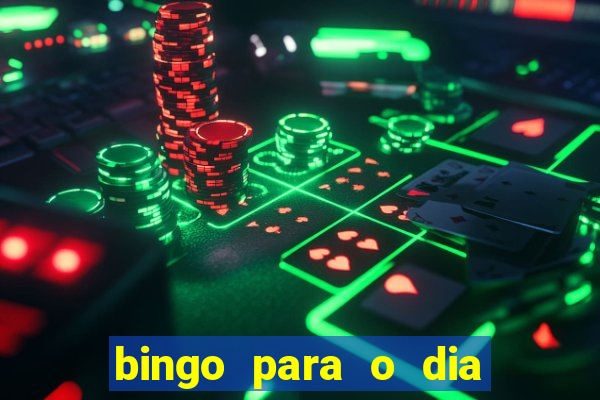 bingo para o dia das m?es