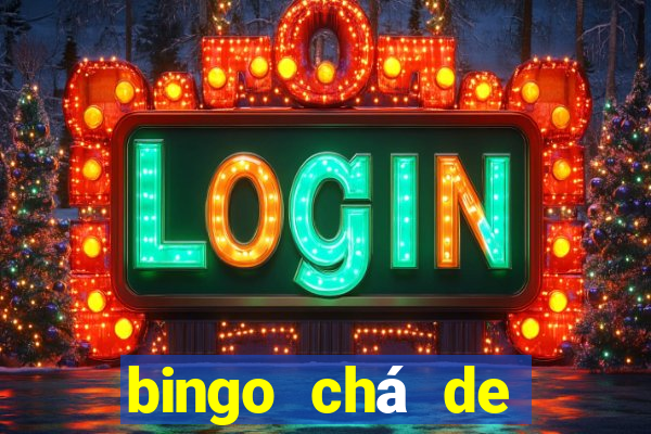 bingo chá de bebê excel