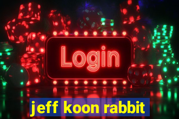 jeff koon rabbit