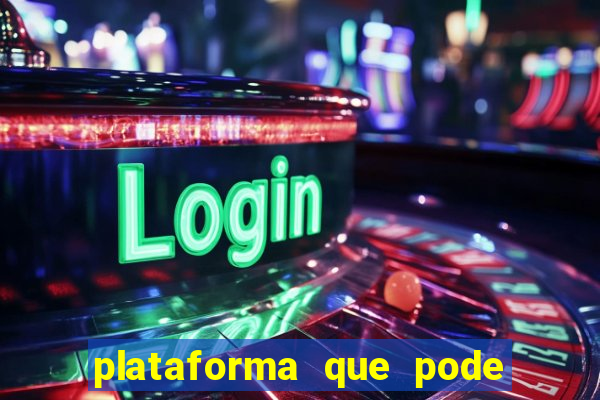 plataforma que pode depositar 1 real