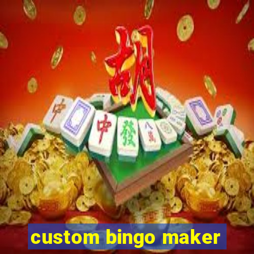 custom bingo maker