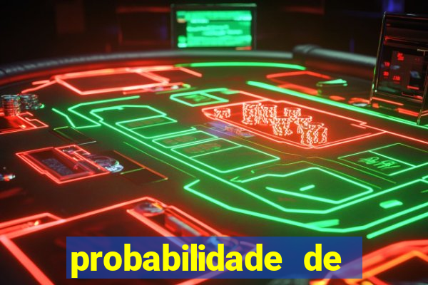 probabilidade de jogos de futebol de hoje