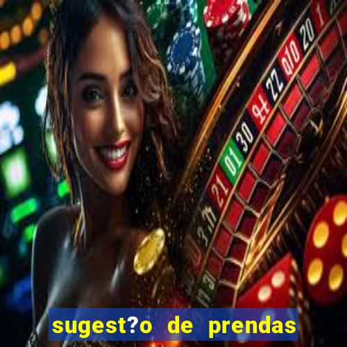 sugest?o de prendas para bingo