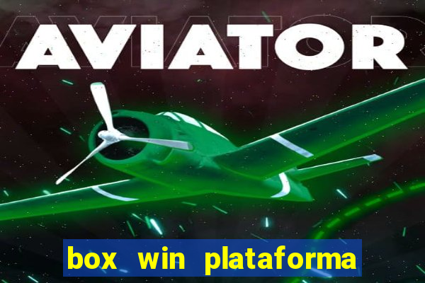 box win plataforma de jogos