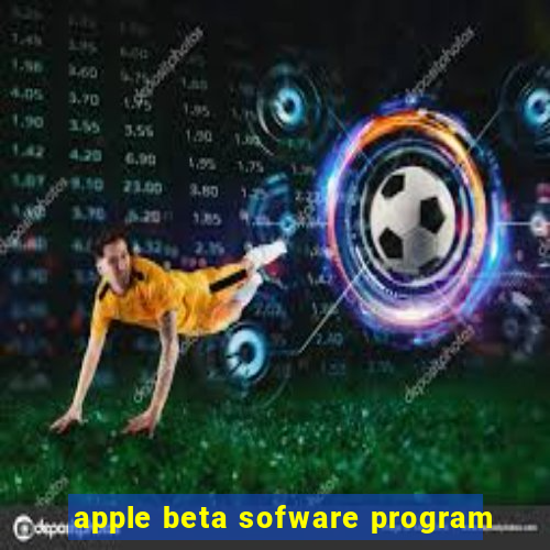 apple beta sofware program