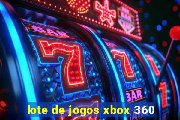 lote de jogos xbox 360