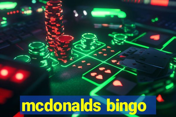 mcdonalds bingo