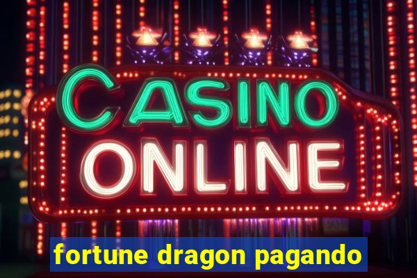 fortune dragon pagando