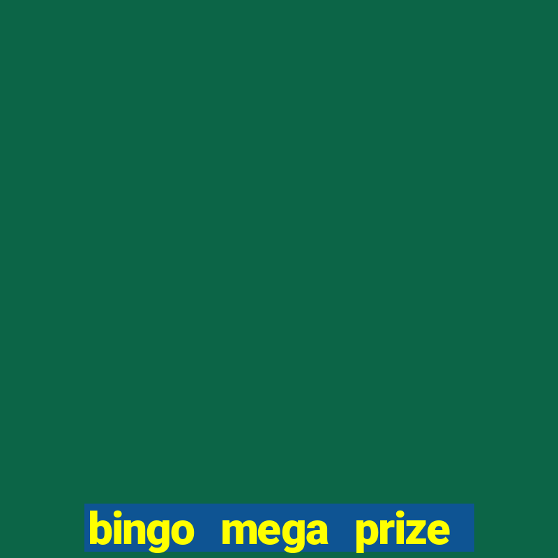 bingo mega prize paga mesmo