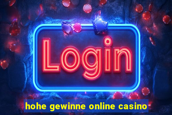 hohe gewinne online casino