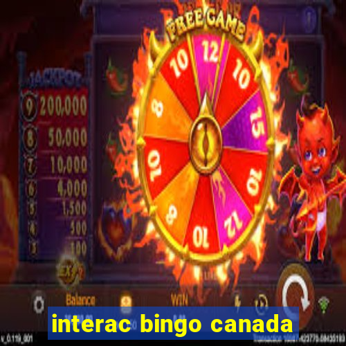 interac bingo canada