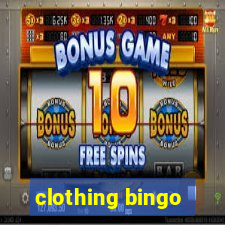 clothing bingo