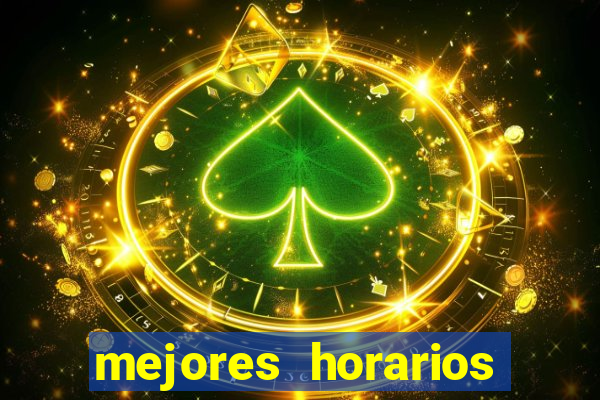 mejores horarios para jugar al casino online