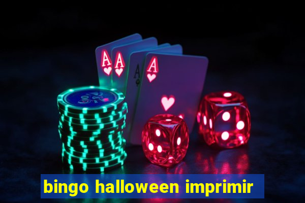 bingo halloween imprimir