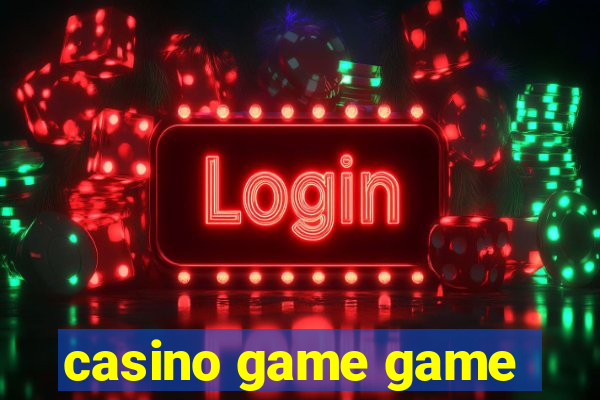 casino game game