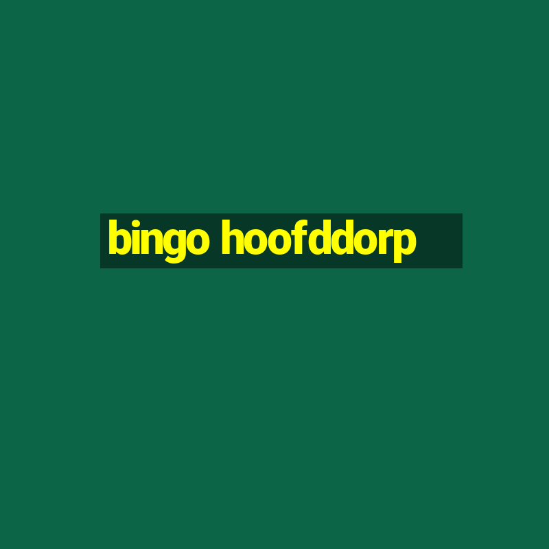 bingo hoofddorp