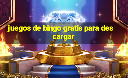 juegos de bingo gratis para descargar