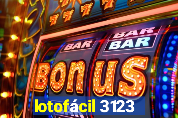 lotofácil 3123