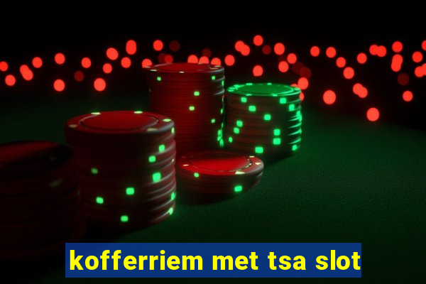 kofferriem met tsa slot