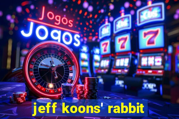 jeff koons' rabbit