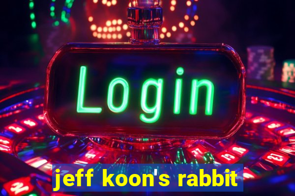 jeff koon's rabbit