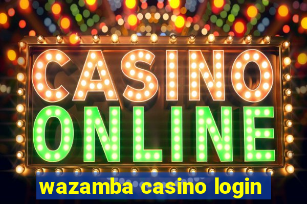 wazamba casino login