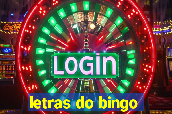 letras do bingo