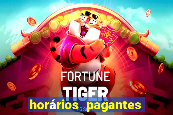 horários pagantes fortune tiger hoje