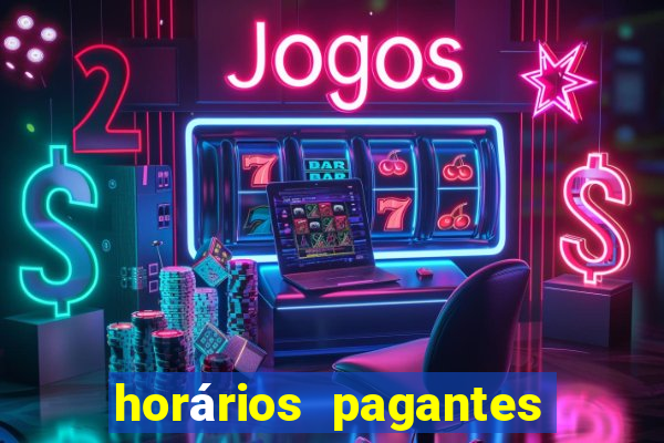 horários pagantes fortune tiger hoje