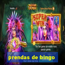 prendas de bingo