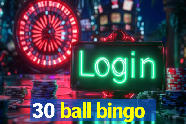 30 ball bingo