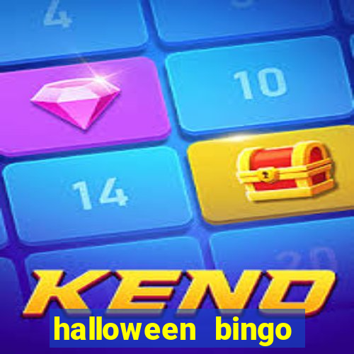 halloween bingo card maker