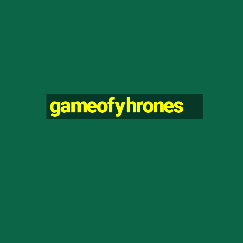 gameofyhrones