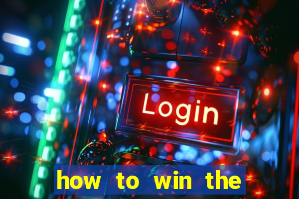 how to win the slot machine