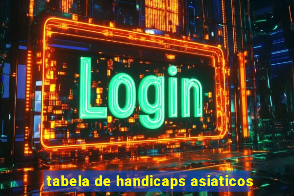 tabela de handicaps asiaticos