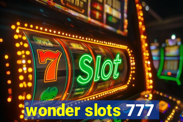 wonder slots 777